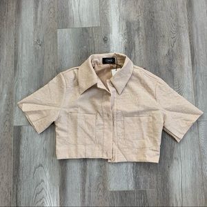 Cider Cropped Boxy Shirt